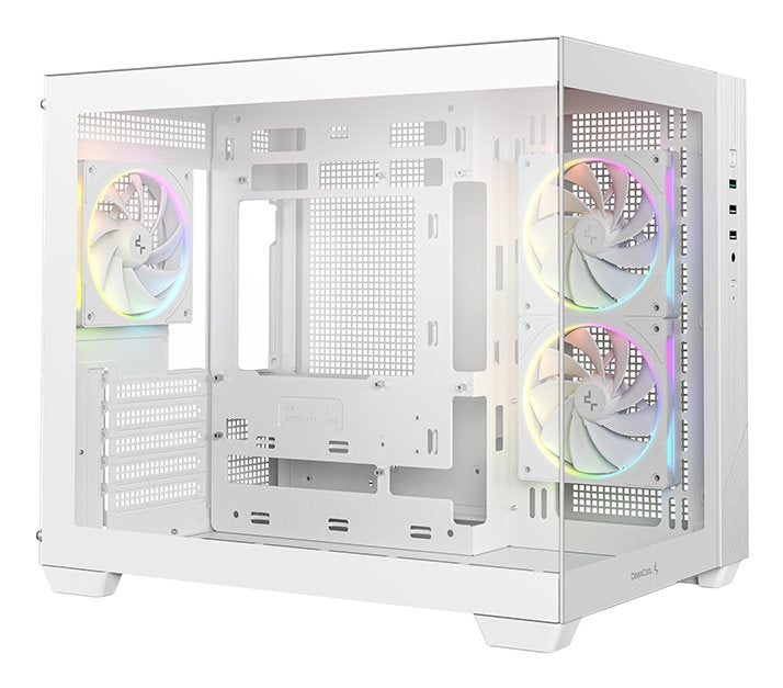 Caja Pc Deepcool Cg330 3f Wh Micro Atx Mini Tower Blanco