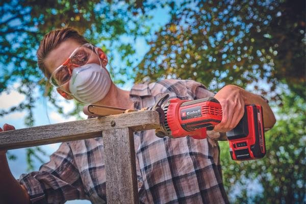 Einhell Te-Bf 18 Li-Solo, 4461000, Lima Eléctrica Rojo/Negro