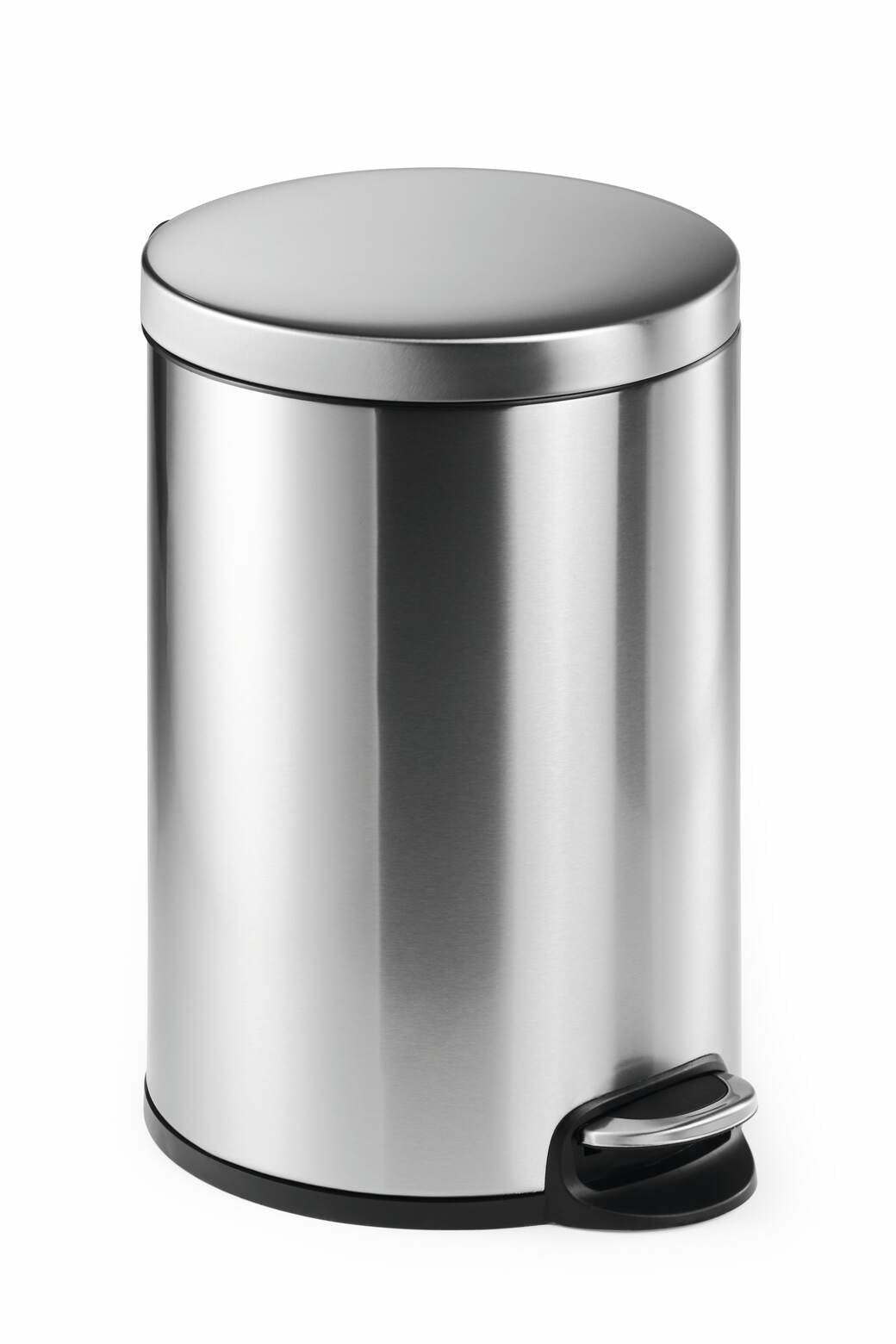 Durable Papelera Con Pedal Redonda 20 Litros 360x455mm Inoxidable