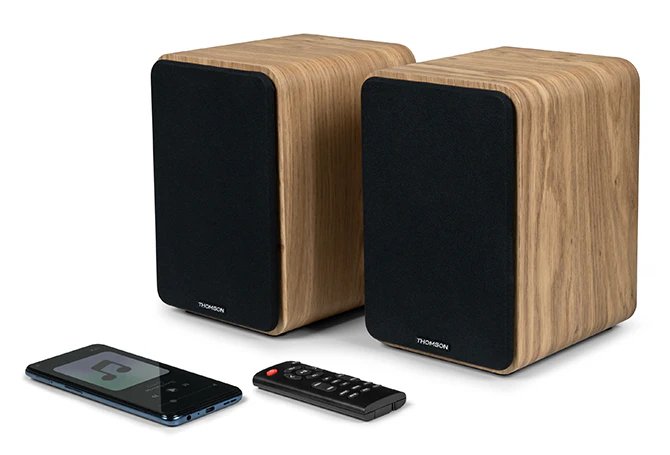 EAN 3499550387872 - Thomson WS602DUO altavoz De 1 vía Madera Alámbrico 30 W imagen 2