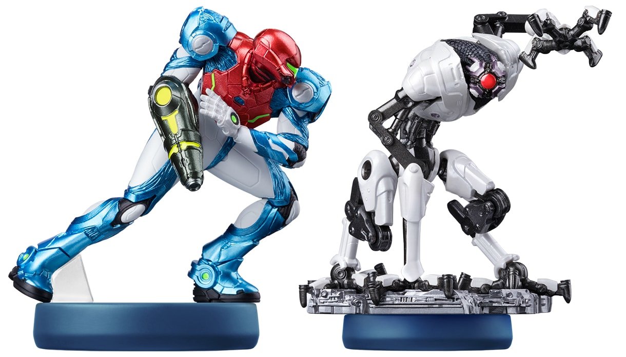 Nintendo Amiibo Twin Pack Samus And E.M.M.I.-Metroid Dread