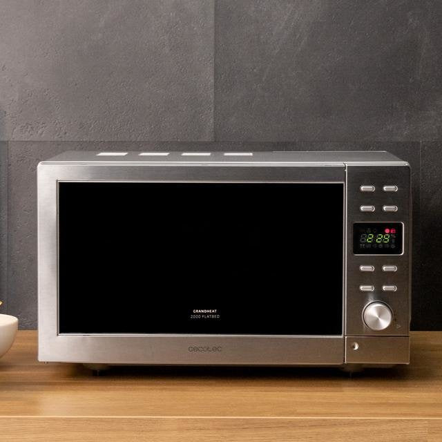 EAN 8435484013987 - Cecotec 01398 microondas Negro, Acero Solo microondas Encimera 20 L 700 W imagen 3