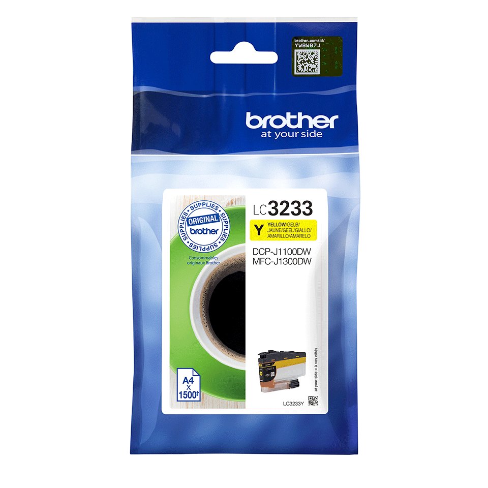 EAN 4977766789387 - Brother LC3233Y cartucho de tinta 1 pieza(s) Original Amarillo imagen 1