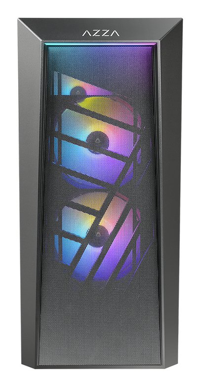 Azza Sentinel 203a-01b Miditower Black 3xargb Lã¼fter