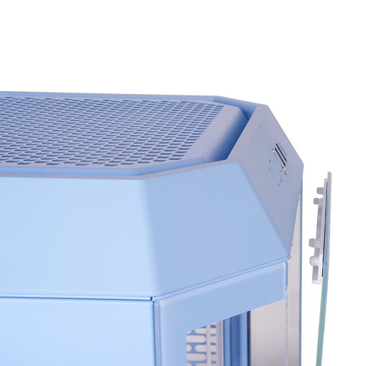 Caja Gaming Thermaltake Mini-Itx Tower 250 2xvent 120mm Azul Hydrangea Snfuenteâ