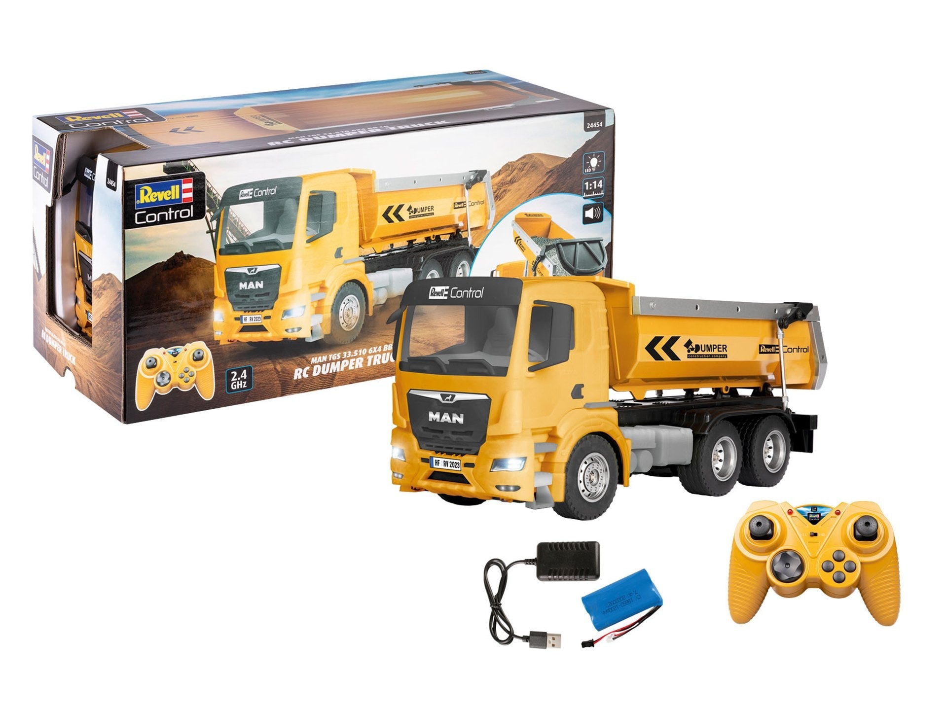 Camión Volquete Revell Rc Man Tgs 28.430 24454