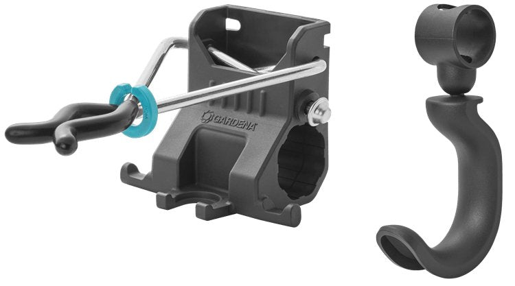 Juego De Soporte Y Gancho Gardena , Soporte (Negro) 03510-20