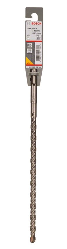 Broca Para Taladro Percutor Bosch Sds-Plus-5, Ø 10 Mm, Longitud Útil 200 Mm