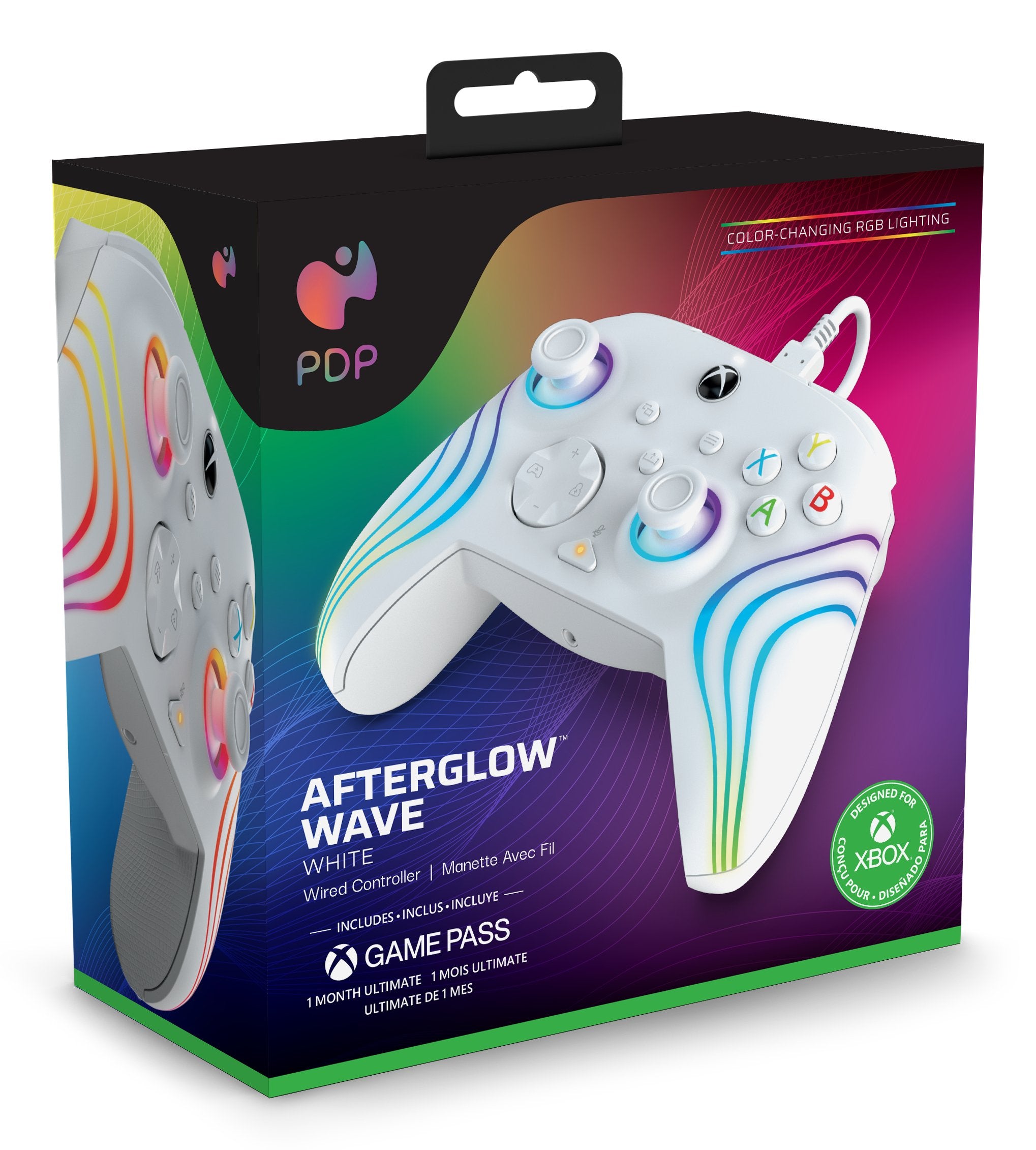 EAN 0708056070250 - PDP Afterglow Wave Blanco USB Gamepad Analógico/Digital PC, Xbox Series S, Xbox Series X imagen 22