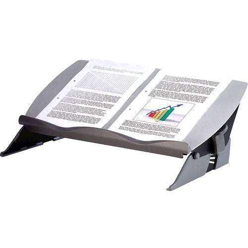 Fellowes Soporte Y Atril Multifuncion - Ajustable En Altura - Cajon De Almacenamiento - Tope En La Parte Inferior -