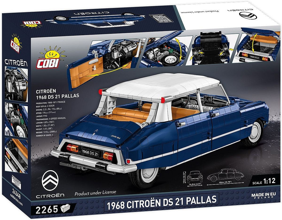 EAN 5902251243487 - COBI Citroen DS 21 Pallas 1968 imagen 9