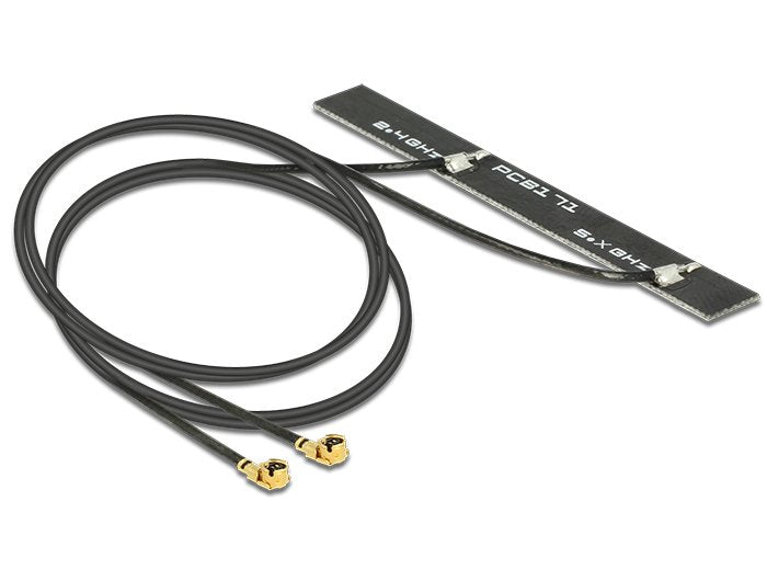 Delock Wlan 802.11 Ac/A/H/B/G/N Doble Antena 2 X Mhf Macho