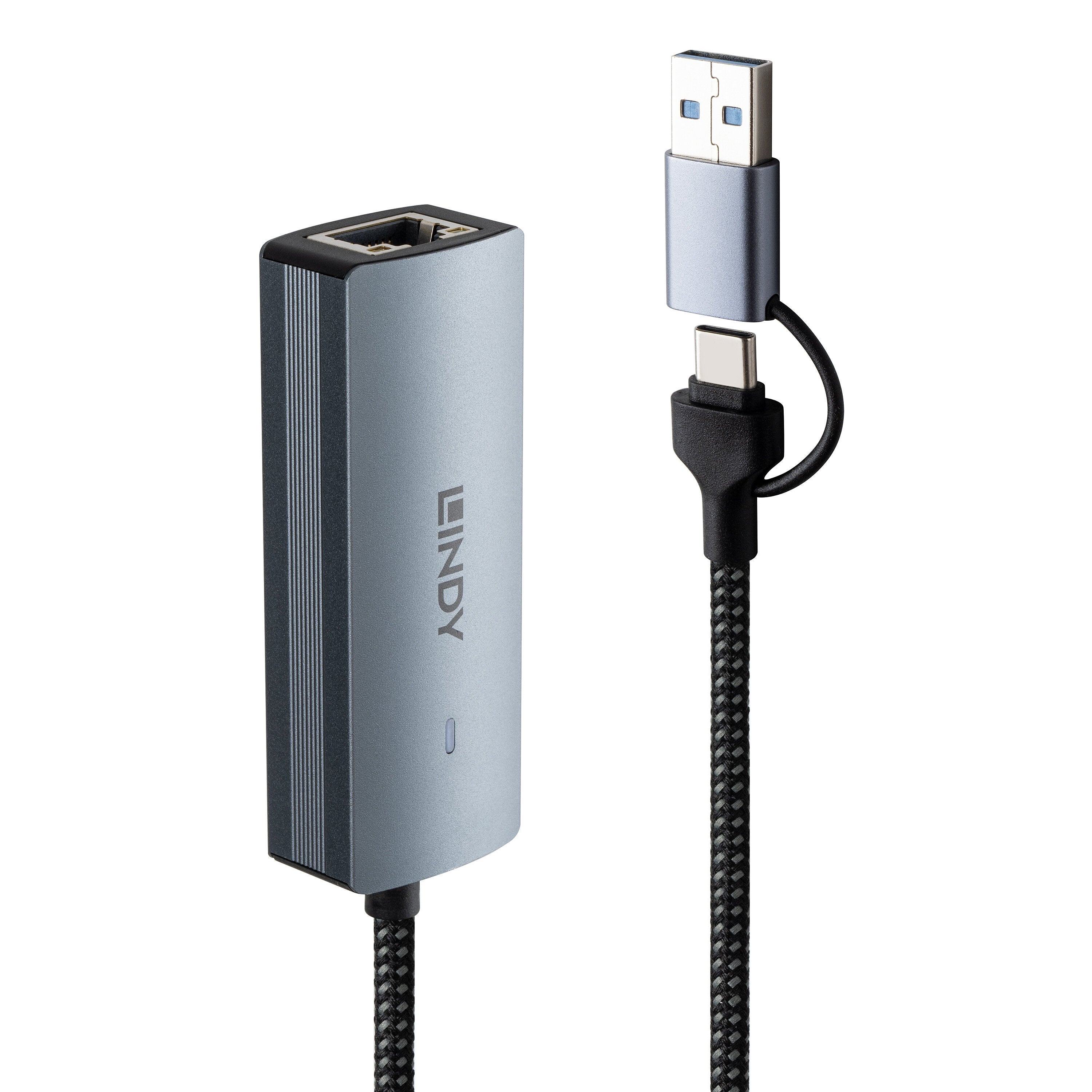 EAN 4002888434157 - Lindy 43415 hub de interfaz USB 3.2 Gen 2 (3.1 Gen 2) Type-C 5000 Mbit/s Gris imagen 3