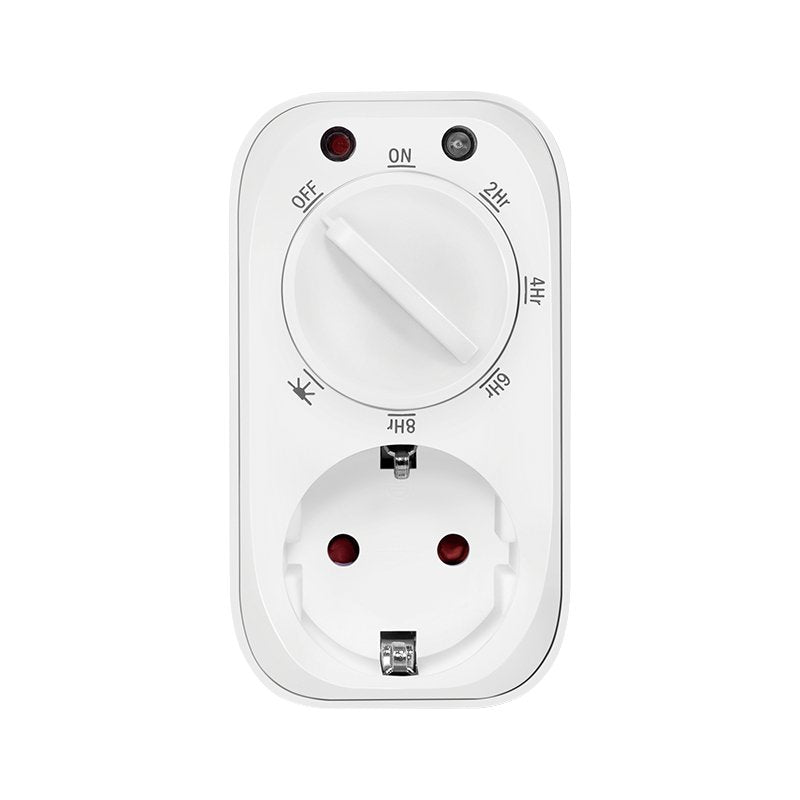 Logilink Enchufe Con Temporizador Con Sensor Crepúsculo, Blanco