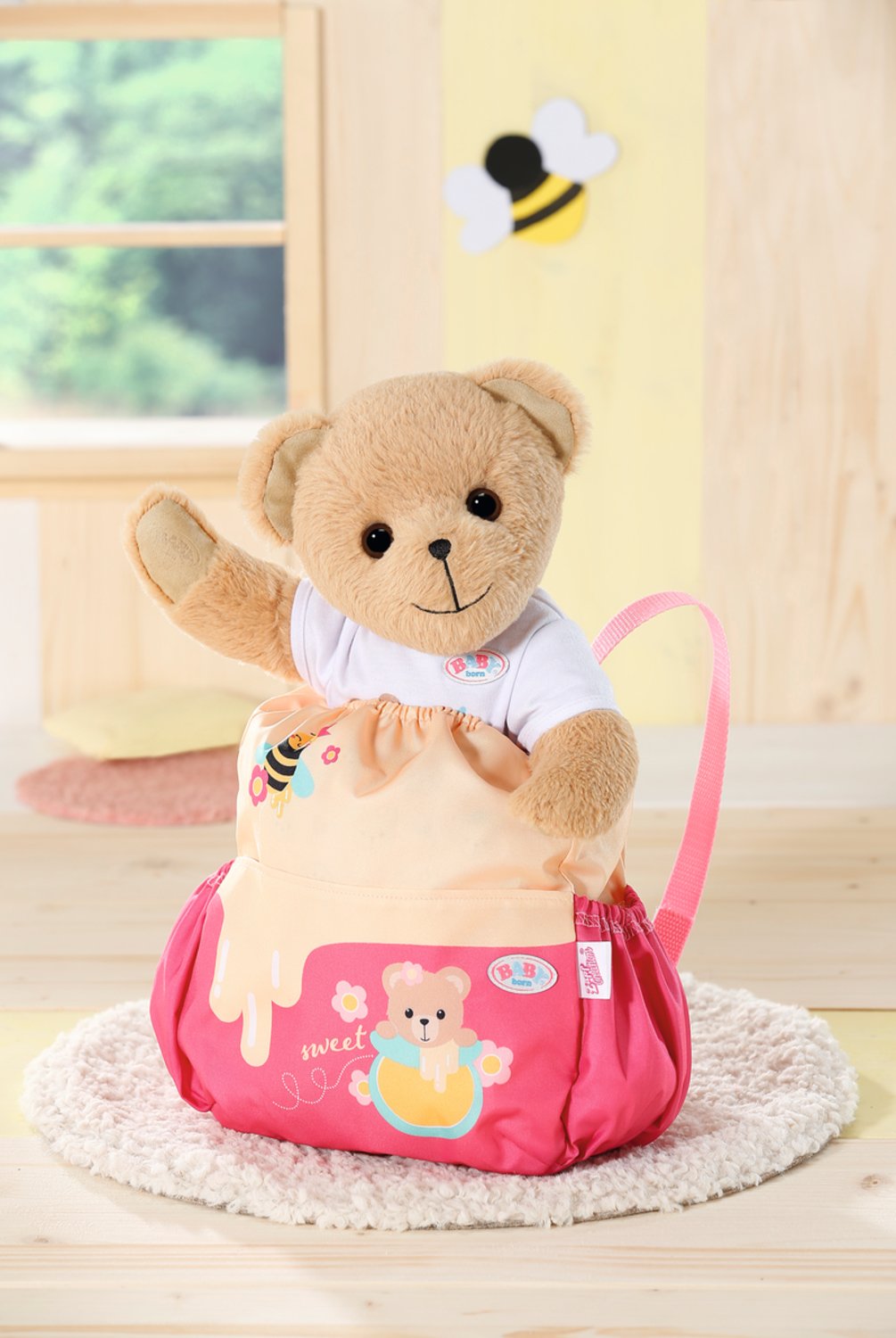 Mochila De Osito Baby Born® De Zapf Creation (Amarillo) 834831