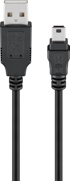 EAN 4040849507694 - Goobay 50769 cable USB USB 2.0 5 m USB A Mini-USB B Negro imagen 1