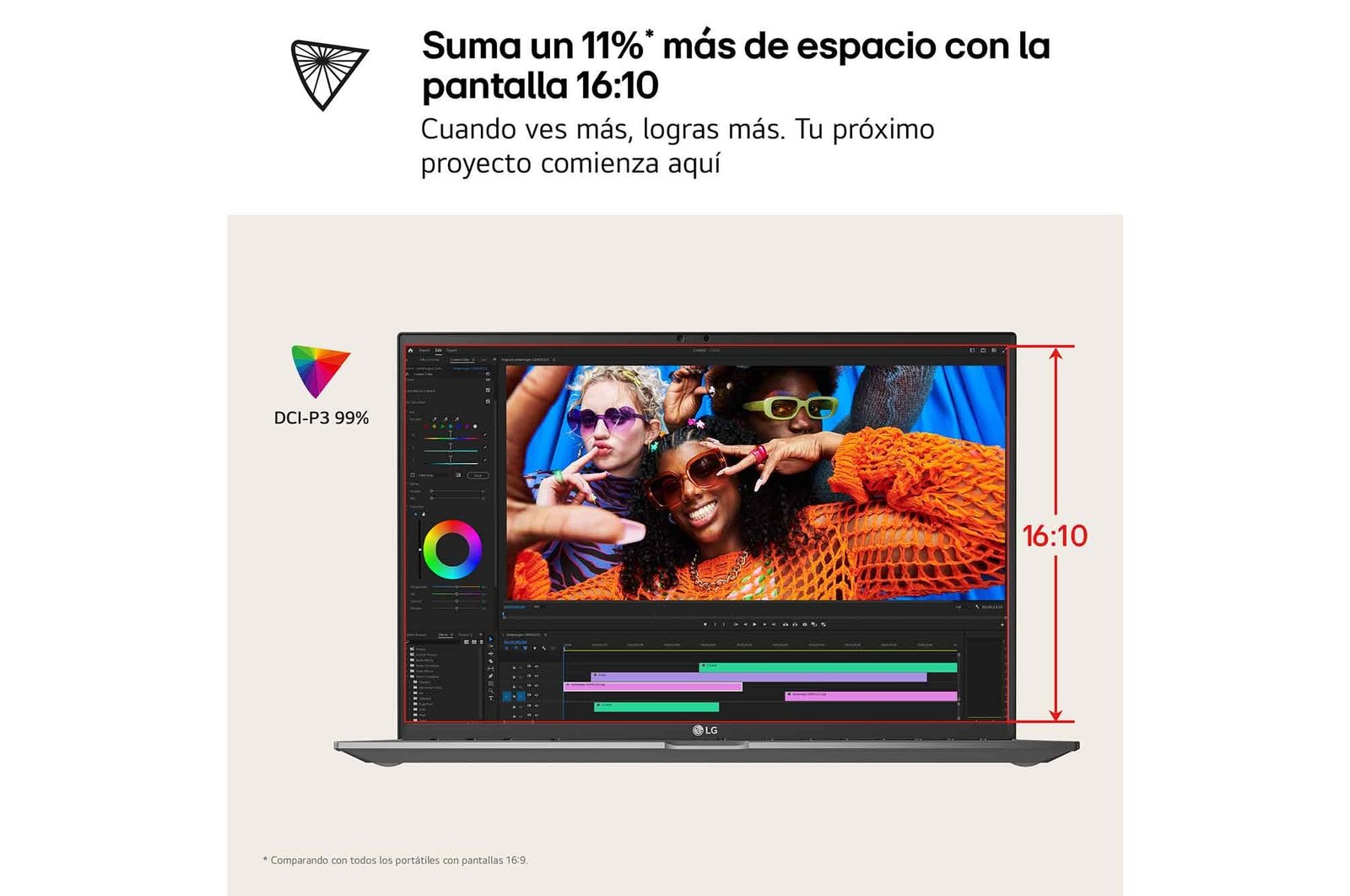 EAN 8806096571385 - LG Gram Pro 16Z90TR Copilot+ PC Intel Core Ultra 7 255H Portátil 40,6 cm (16") WQXGA 32 GB LPDDR5x-SDRAM imagen 11