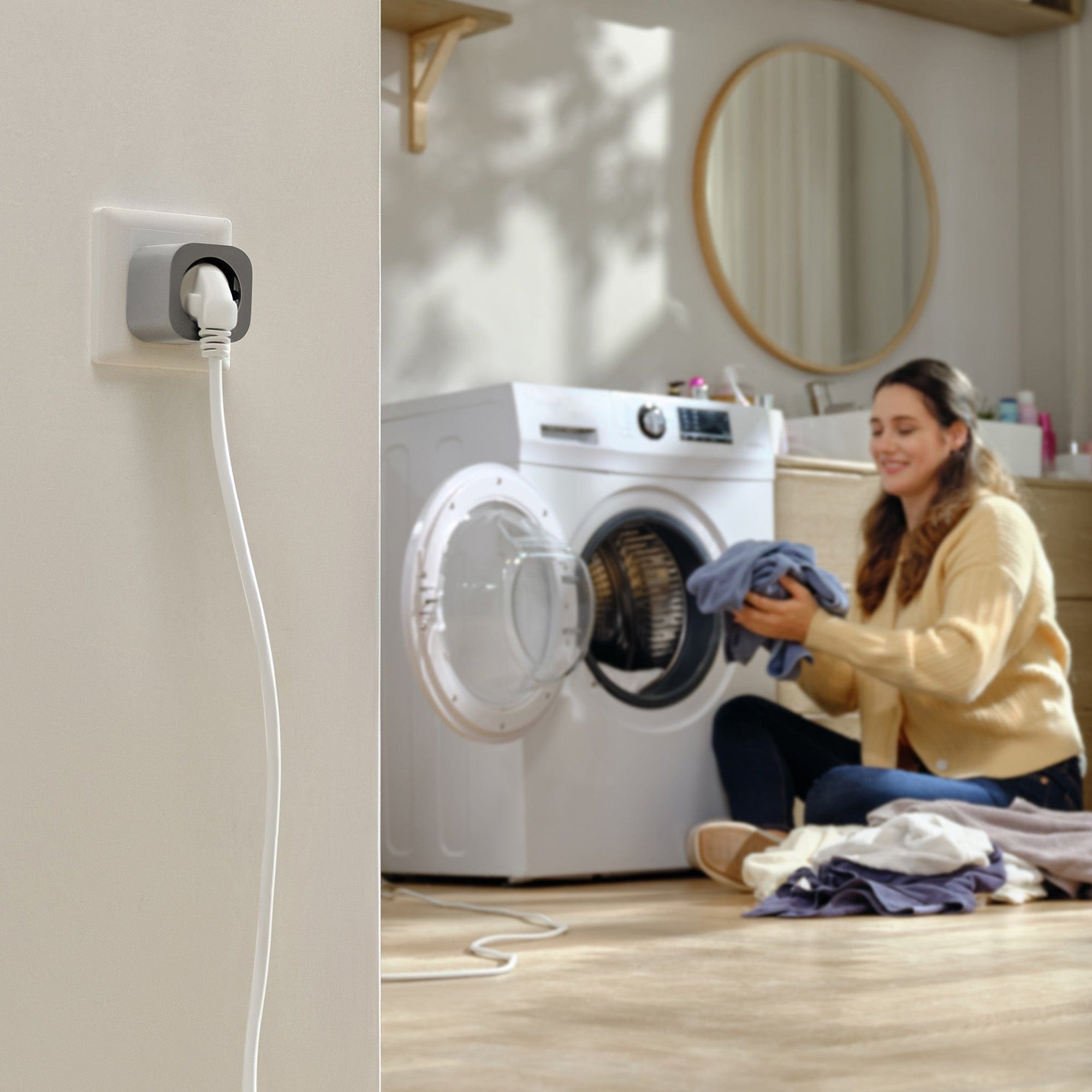 EAN 4895251605571 - EcoFlow EFA-SMARTPLUG-EU enchufe inteligente Plata imagen 3