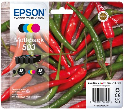 EAN 8715946707587 - Epson 503 cartucho de tinta 1 pieza(s) Original Rendimiento estándar Negro, Cian, Magenta, Amarillo imagen 1