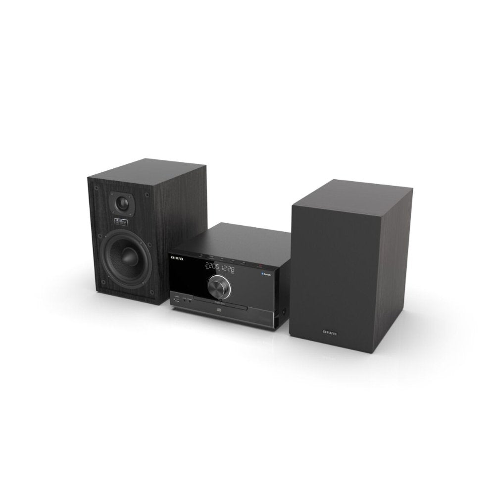 Aiwa Msbtu-600 Black Microcadena 100w Con Altavoces