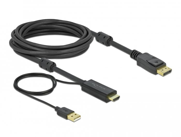 Hdmi Zu Displayport Cable 4k 30 Hz 5 M
