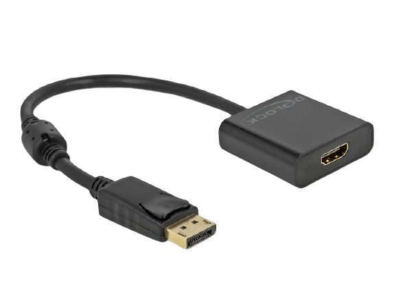 Adaptador Displayport 1.2 Macho A Hdmi Hembra 4k Activo Negro