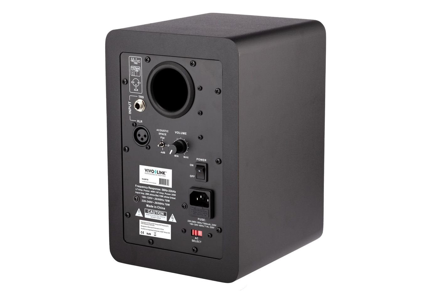 EAN 5704174949756 - Vivolink VLSP70 altavoz De 2 vías Negro Alámbrico 50 W imagen 4