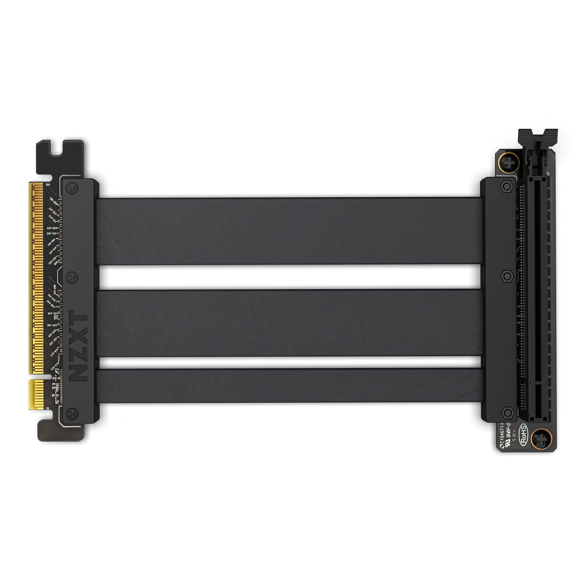 Nzxt Pcie 4.0x16 Riser Cable - Ab-Rc200-B1 - Cable Elevador Flexible Y Blindado