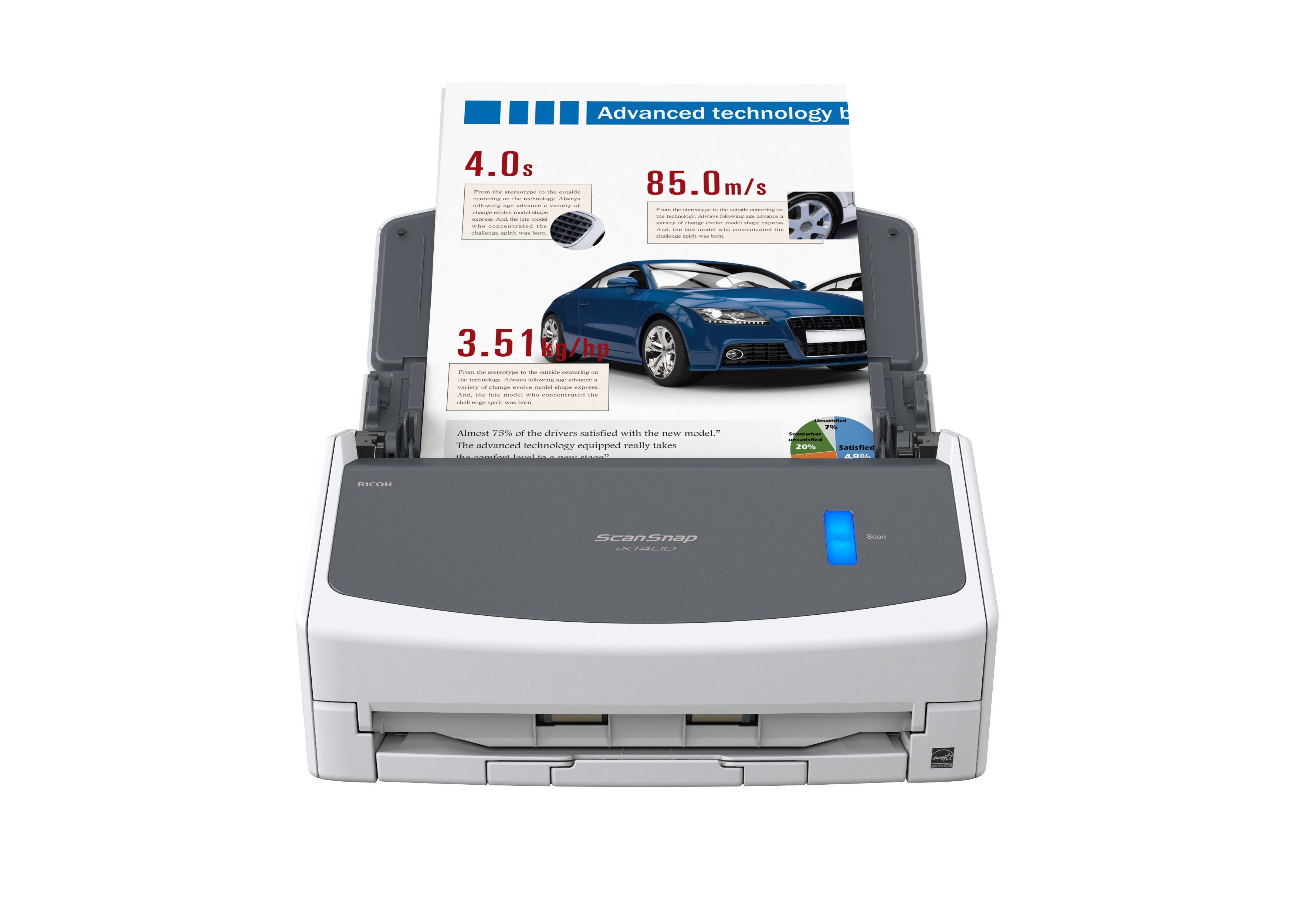 Escáner Documental Fujitsu Scansnap Ix1400 Con Alimentador De Documentos Adf Doble Cara