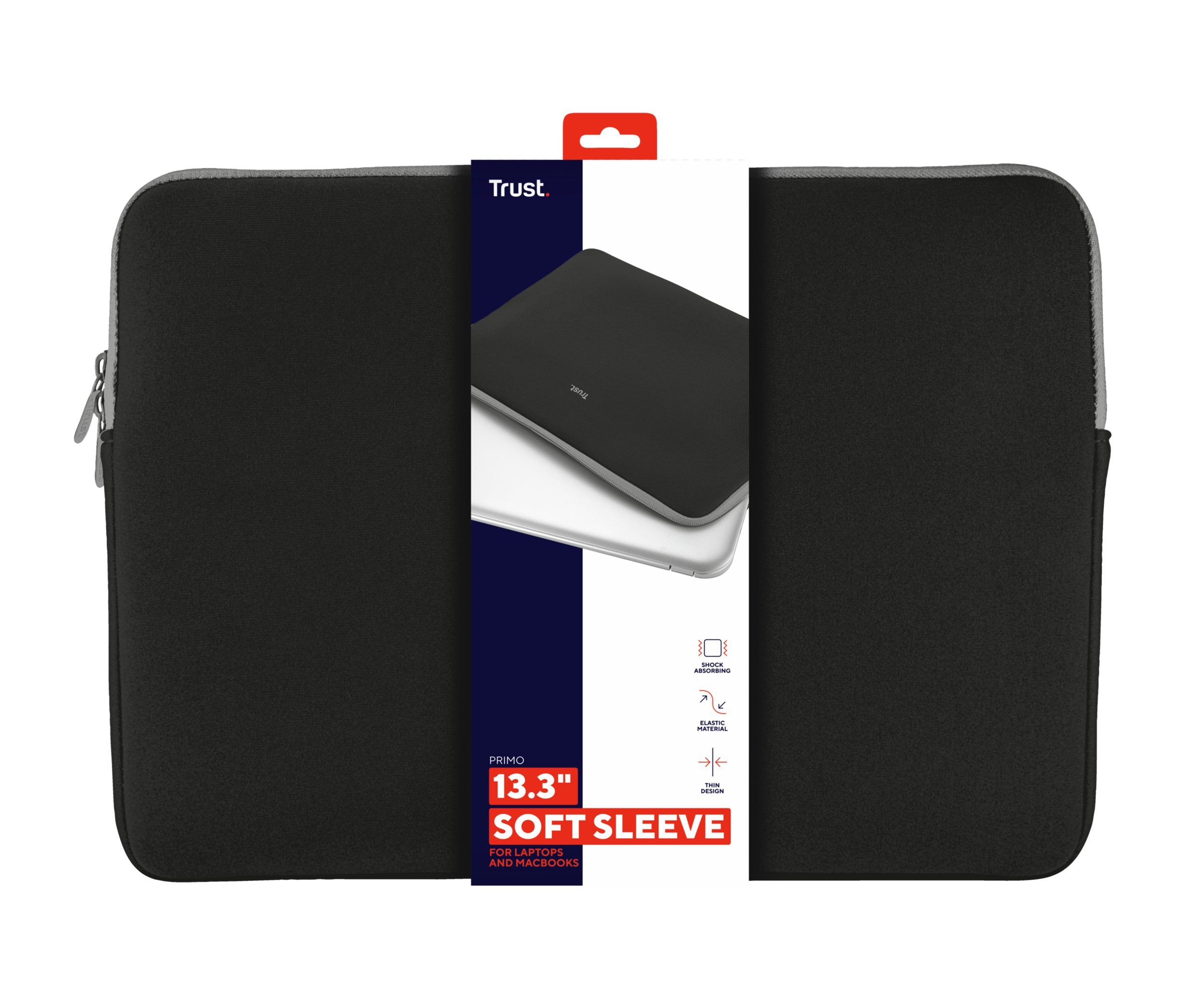 EAN 8713439212518 - Trust 21251 maletines para portátil 33,8 cm (13.3") Funda Negro imagen 5