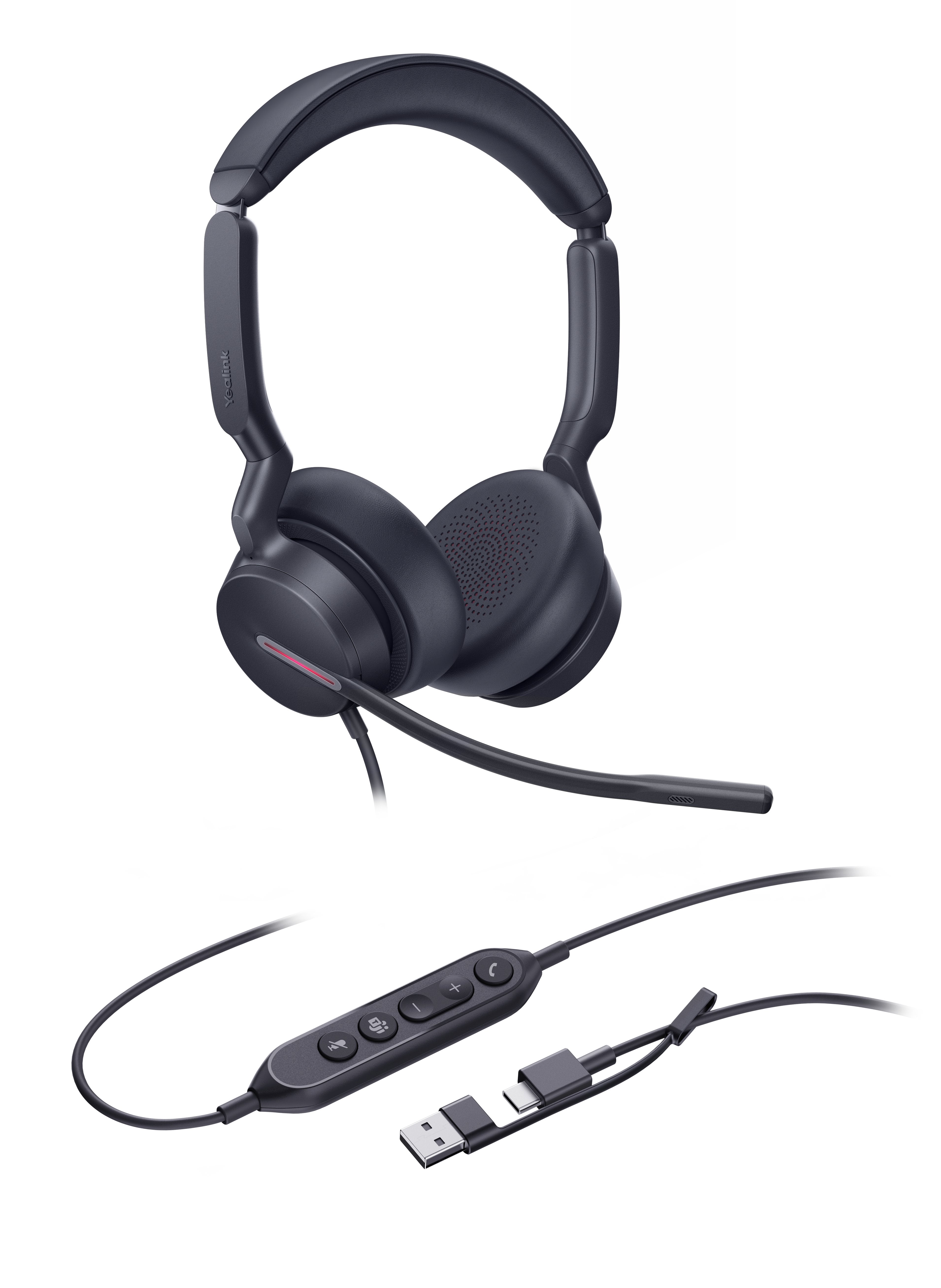 EAN 6938818322561 - Yealink UH46 Dual Teams USB-C/A Auriculares Alámbrico Diadema Oficina/Centro de llamadas USB Type-C / USB imagen 2