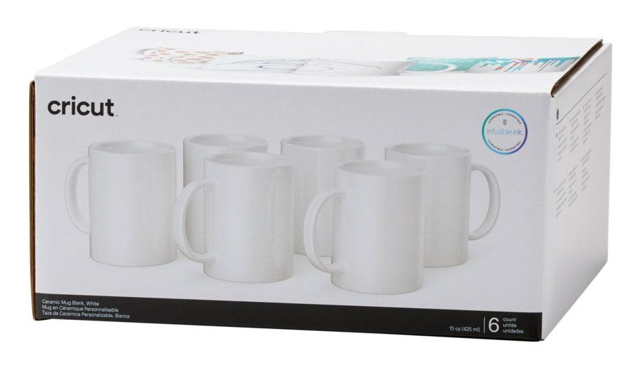 EAN 0093573195372 - Cricut Blank tazón Blanco Universal 6 pieza(s) imagen 2