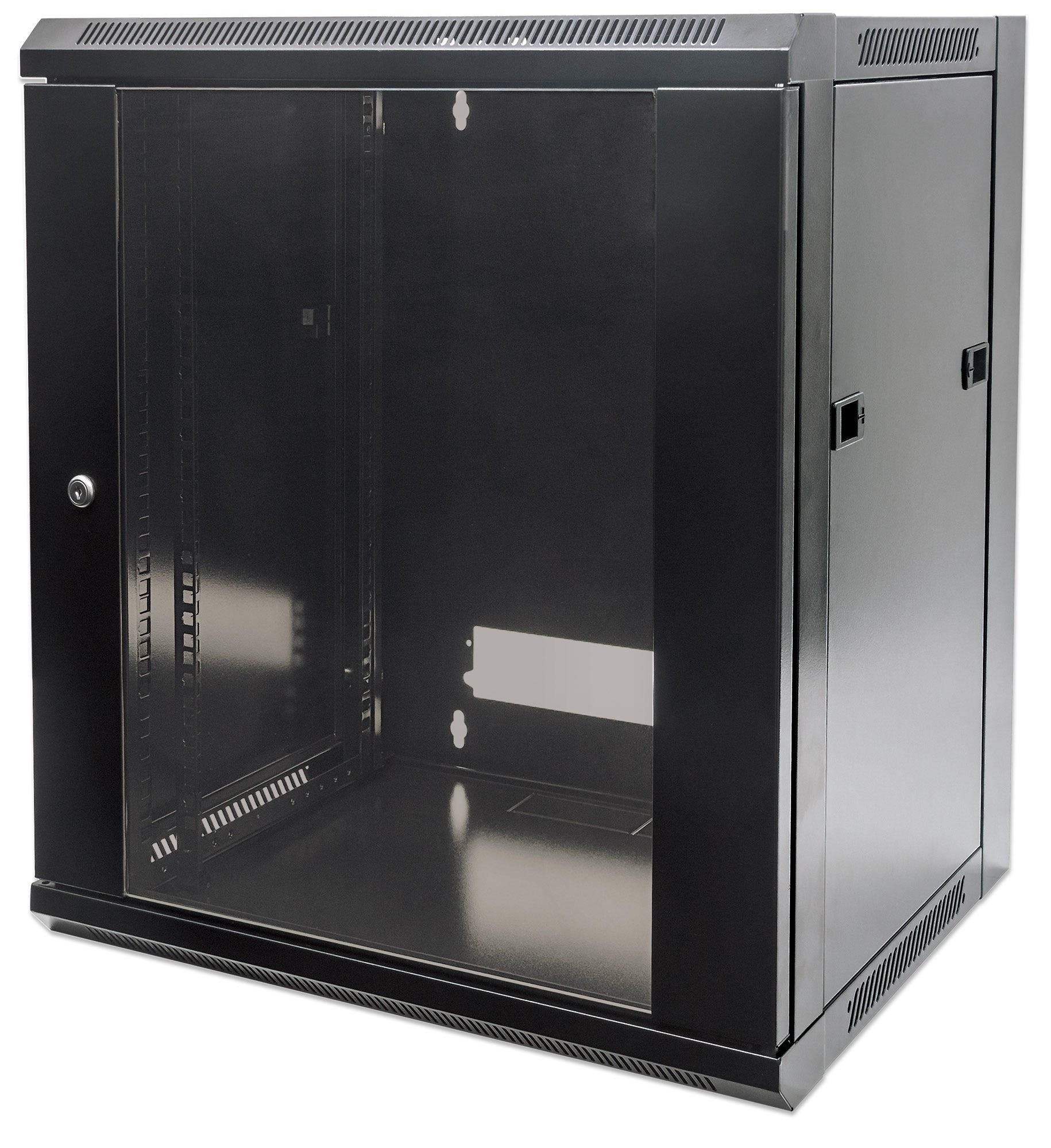 EAN 766623711777 - Intellinet 711777 armario rack 9U Bastidor de pared Negro imagen 1