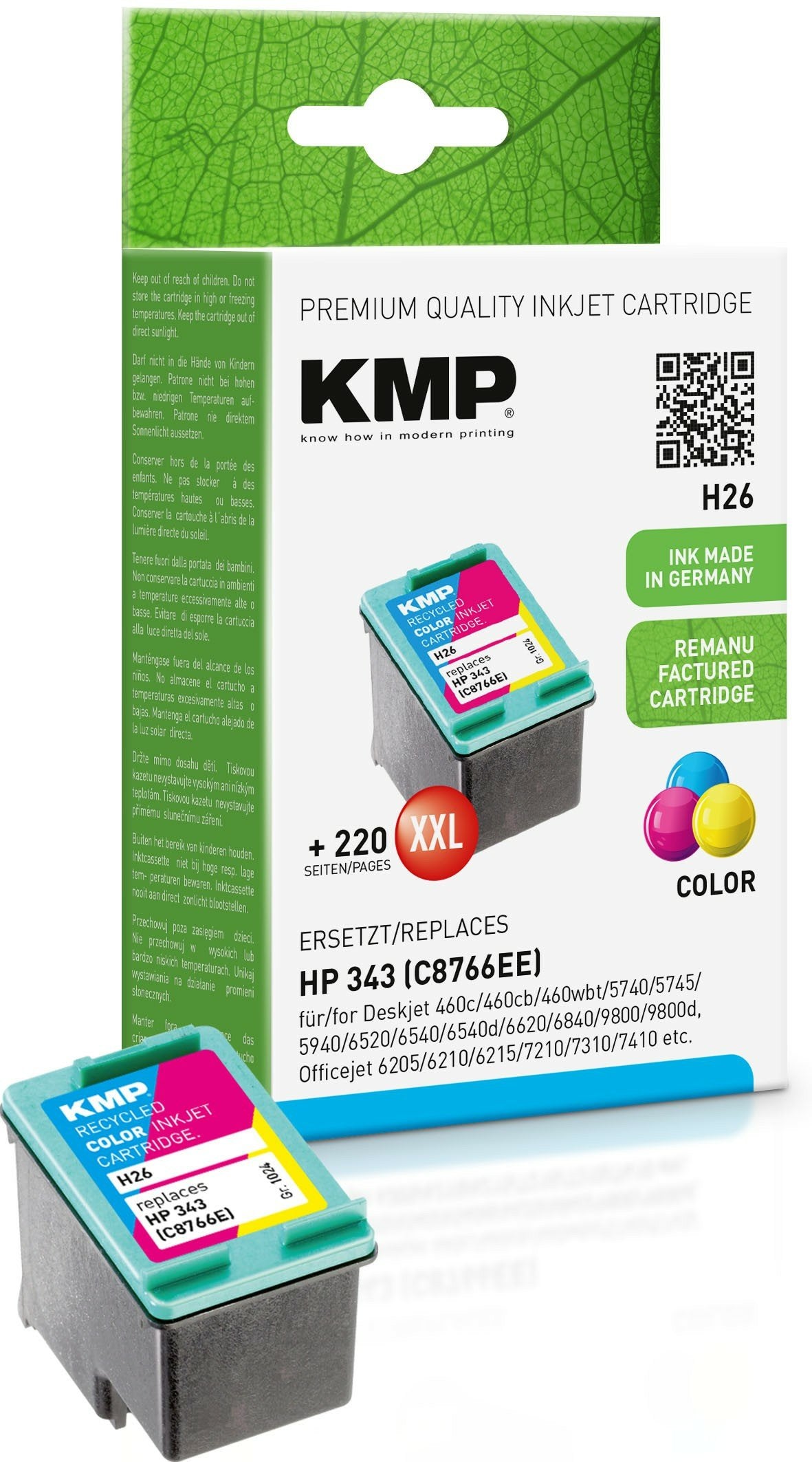 Kmp H26 Cian, Magenta, Amarillo 1 Pieza(S)