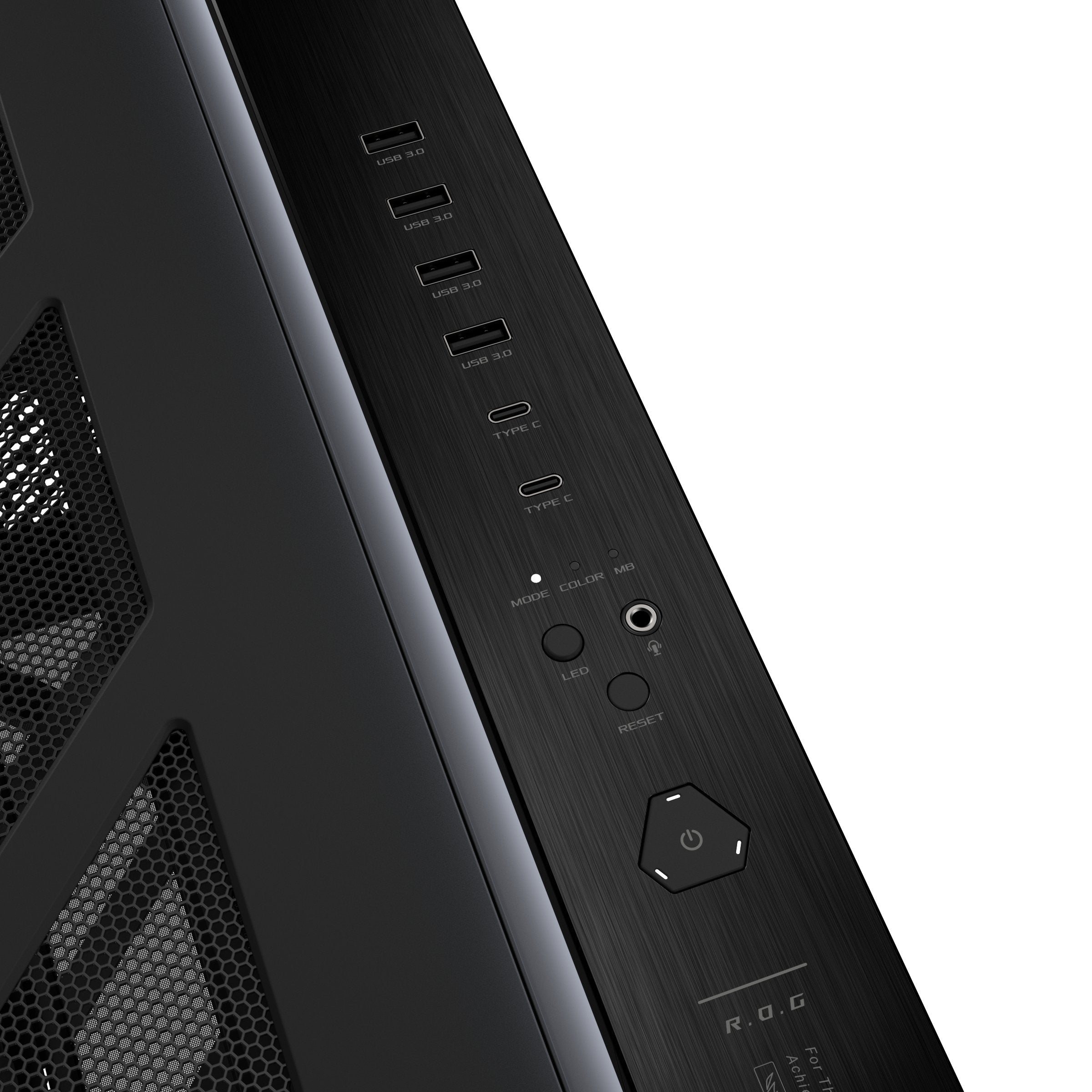 Asus Rog Cronox Gr801 Curve Tg Argb Black Midi Tower Negro