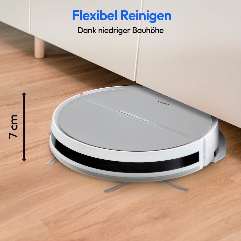 Medion Md18035 E35 Sw (Blanco/Gris, Saugroboter Mit Wischfunktion) 50076258