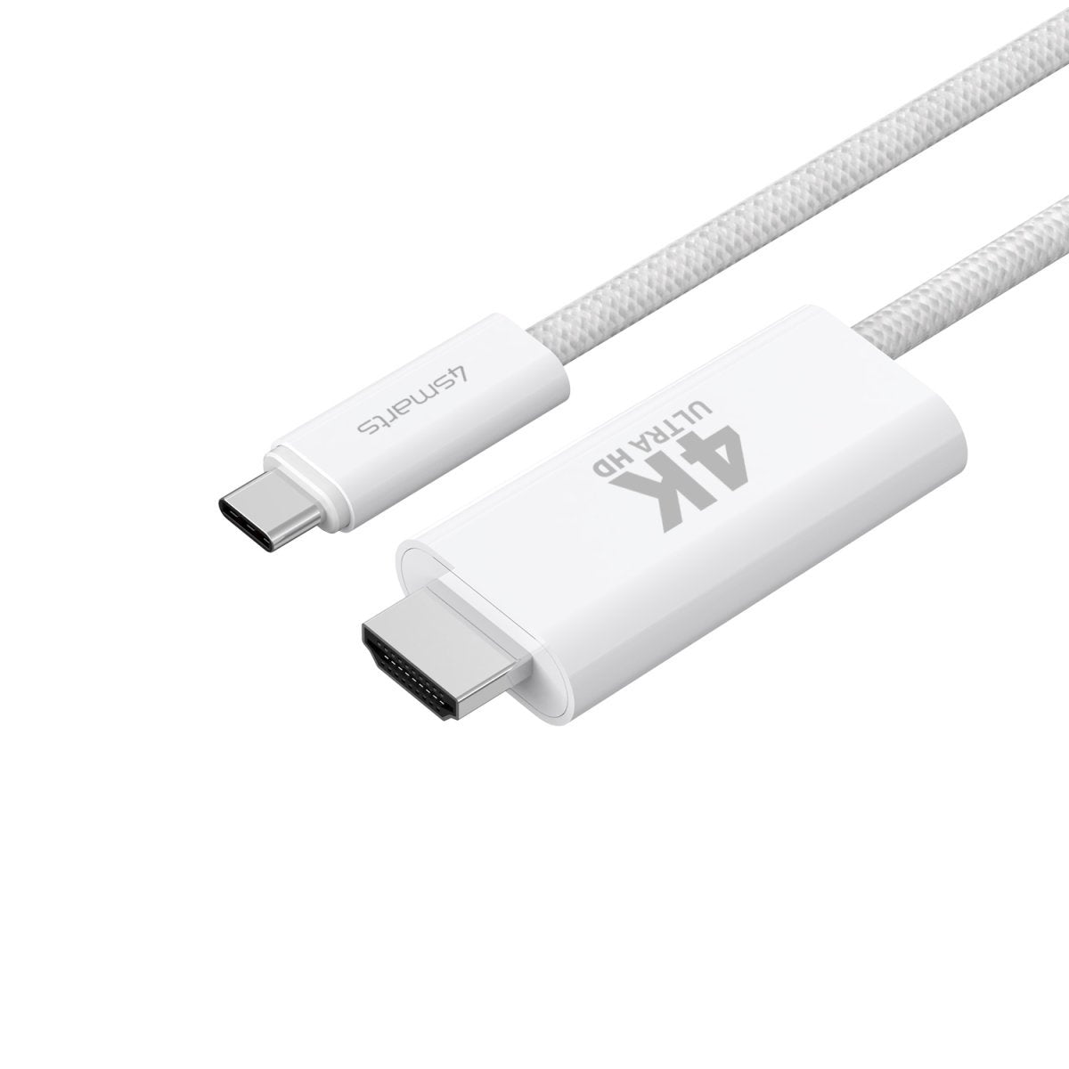 EAN 4252011907700 - 4smarts 540957 cable HDMI 2 m USB C HDMI tipo A (Estándar) Blanco imagen 3