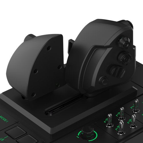 Sistema De Control De Vuelo Hori Hotas Y Soporte Negro, Para Pc
