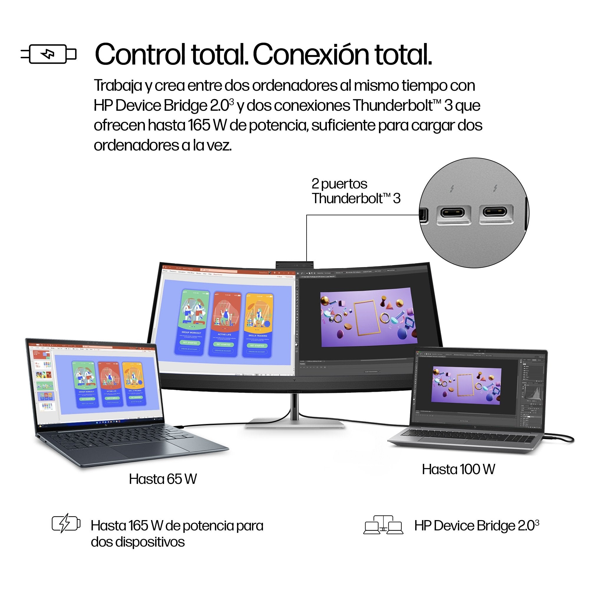 EAN 5715063476710 - HP Series 7 Pro 740pm pantalla para PC 100,8 cm (39.7") 5120 x 2160 Pixeles 5K Ultra HD LCD Gris imagen 7