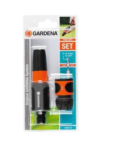 EAN 4078500010283 - Gardena 18288-20 pistola de pulverización de agua o boquilla Boquilla de lavado Beige, Gris, Naranja imagen 1