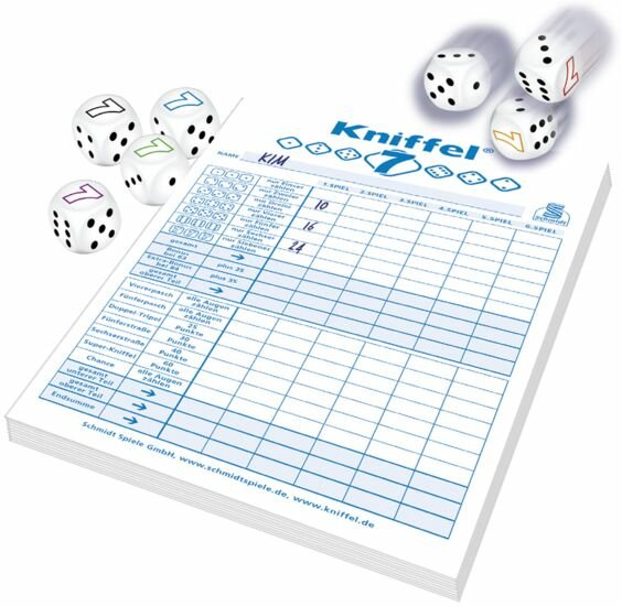 Juegos Schmidt Kniffel 7, Juego De Dados 49436