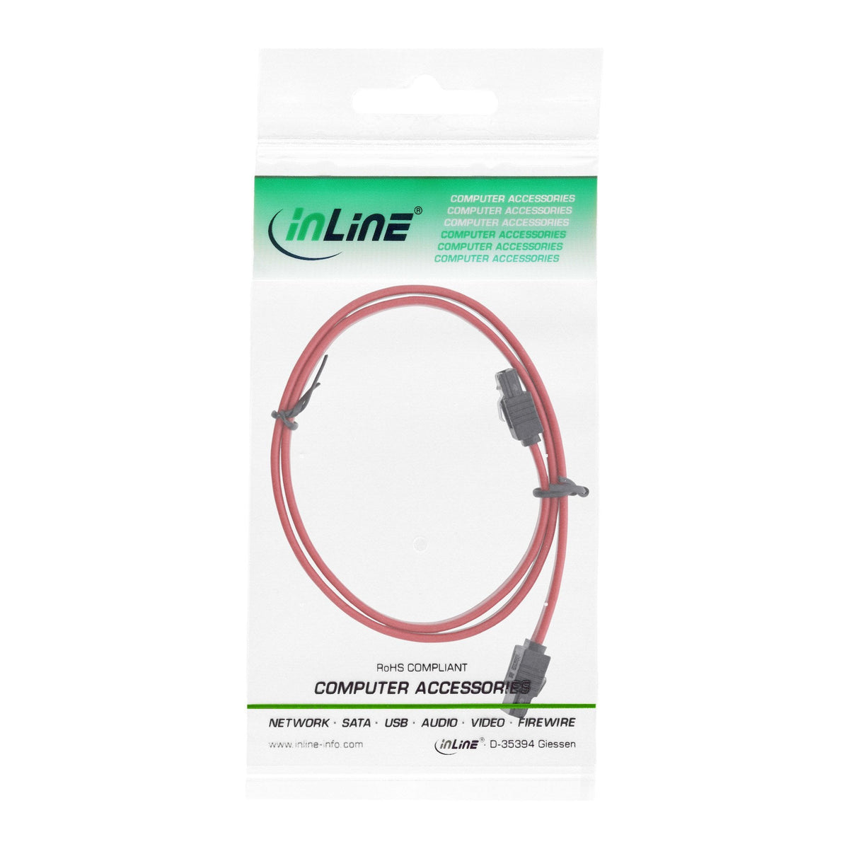 Cable Inline Sata 150 / 300 / 600 S-Ata Con Pestillos 0,3 M