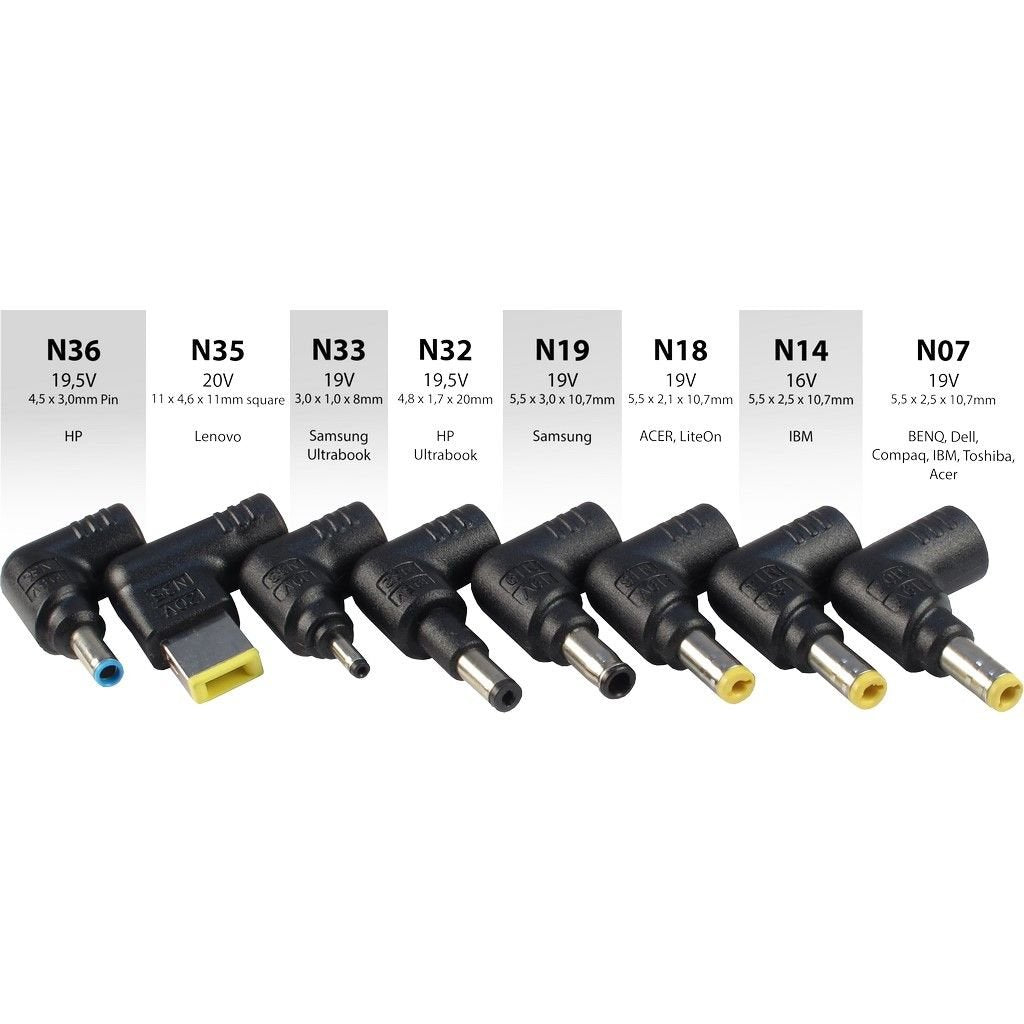 EAN 4260455641326 - Inter-Tech ARGUS NB-90SA adaptador e inversor de corriente Interior 90 W Negro imagen 7