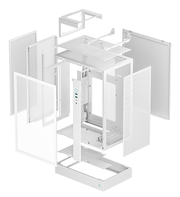 EAN 6933412765370 - DeepCool CH170 PLUS WH Midi Tower Blanco imagen 10