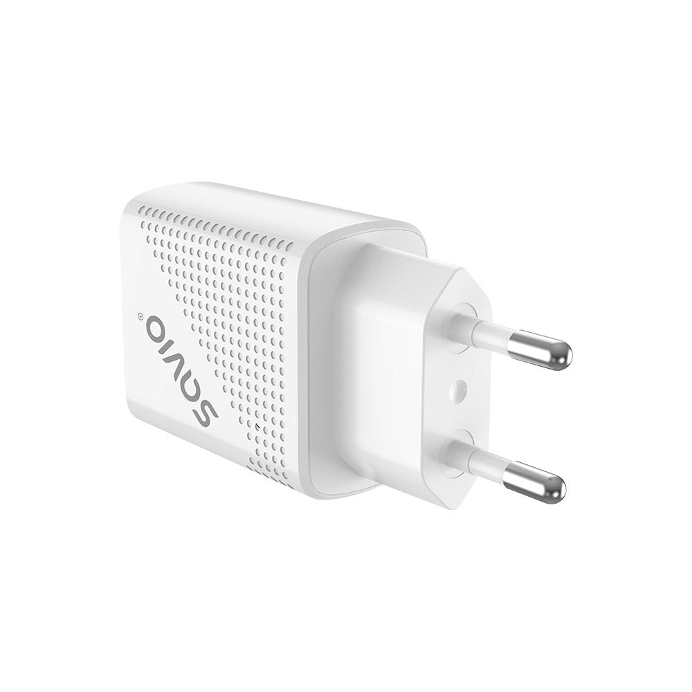 EAN 5901986046790 - Savio LA-04 USB Type A & Type C Quick Charge Power Delivery 3.0 Indoor Smartphone, Tableta Blanco Carga r imagen 6