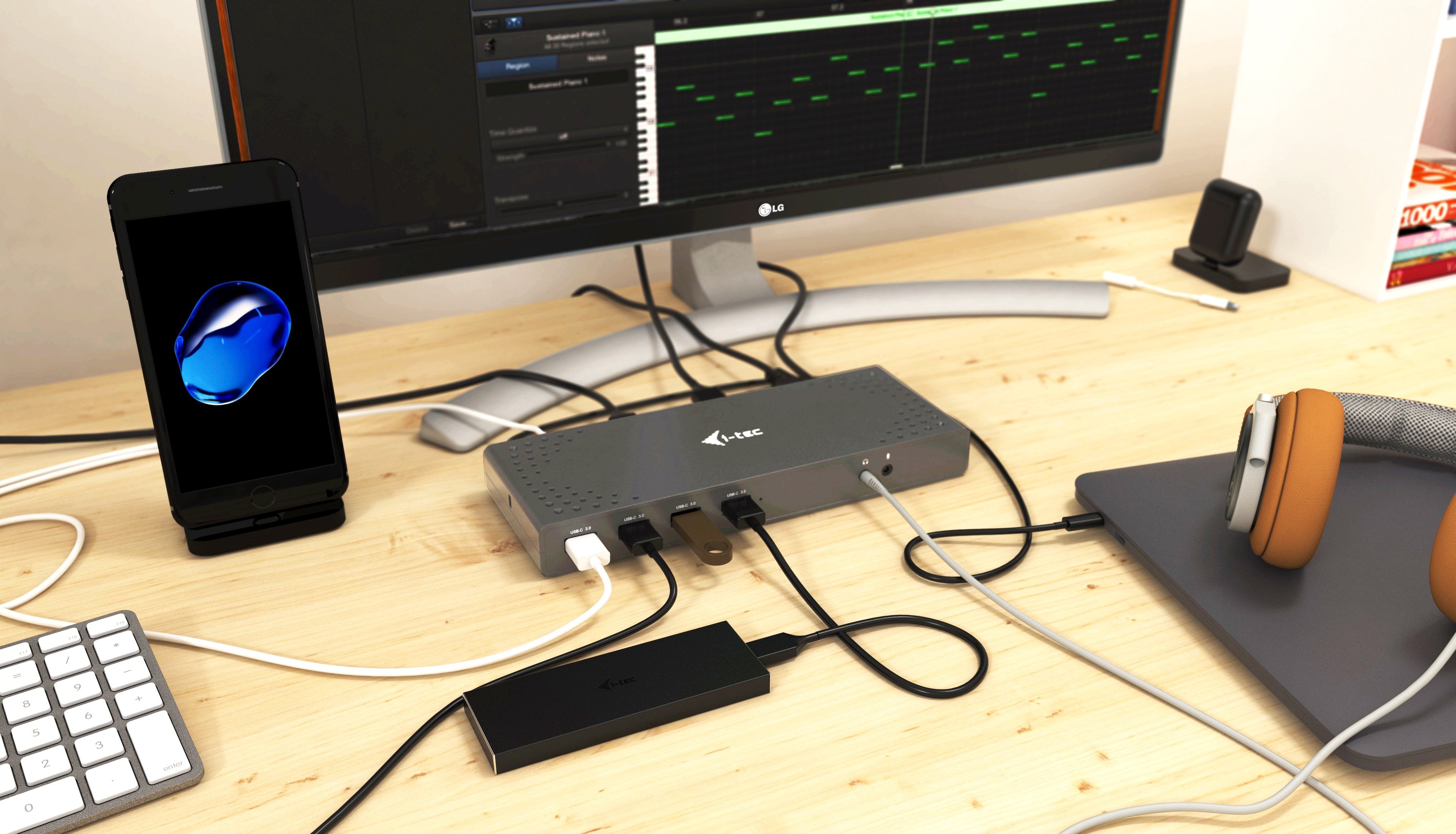 EAN 8595611702051 - i-tec CADUAL4KDOCK base para portátil y replicador de puertos Alámbrico USB 3.2 Gen 1 (3.1 Gen 1) Type-C imagen 9