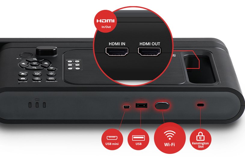 Cámara Aver M70w De Documentos Negro 25,4 / 3,2 Mm (1 / 3.2") Cmos Usb 2.0