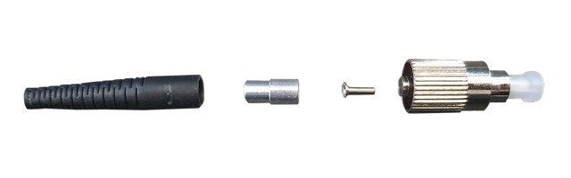 Efb Stecker Fc Mm 3,0mm Stecker (Metall) Knickschutz (Schwarz)