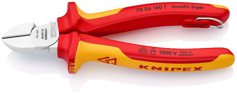 Alicates Knipex 70 06 160 T De Corte Diagonal