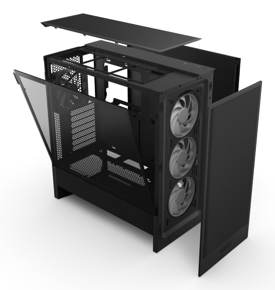 EAN 5056547205878 - NZXT H5 Flow RGB Midi Tower Negro imagen 5
